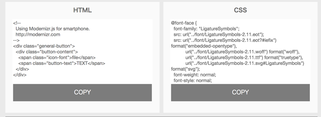 フラットデザインに合いそうなボタンを簡単に作成してくれるサイト 2 5dbutton Idea Atoz